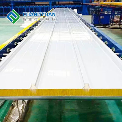 کیفیت  durable Sandwich Roofing Sheet  with 100/150/200mm thickness کارخانه