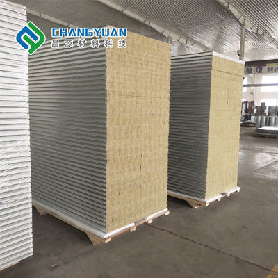 پانل دیواری مدرن Cleanroom ساندویچ پانل ضد حریق فوم Pu