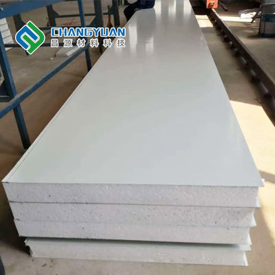 ورق ساندویچ 50 میلی متر تا 200 میلی متر برای سقف سازی سطح PVC / SMP / PVF