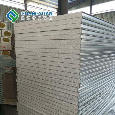 پانل کامپوزیت PVF SMP PVDF 50mm/75mm/100mm برای دیوار بیرونی و سقف