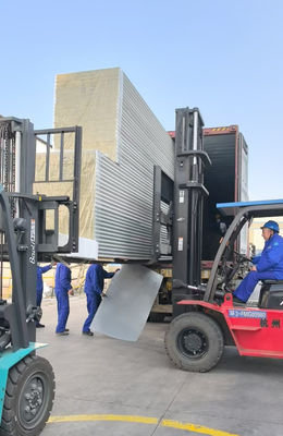 50mm ضد خوردگی پنل ساندویچ دیواری گرمایی عایق برای اتاق سرد
